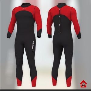 Red and black Univerisal wetsuit